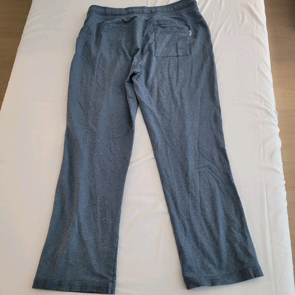 Pact Pants Woman XL Blue Lounge Leggings Organic Straight Leg Jersey Soft - Picture 10 of 10